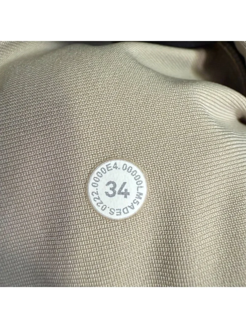 Lululemon  Mens ABC Classic-Fit 5Pkt Pant 34X31 Beige Khaki Warpstreme Preppy